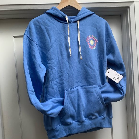 💥🇨🇦🍁HPx2!🍁🇨🇦💥Billabong Every Day Is Sun Day Pullover Graphic Hoodie-NWT - Picture 2 of 2